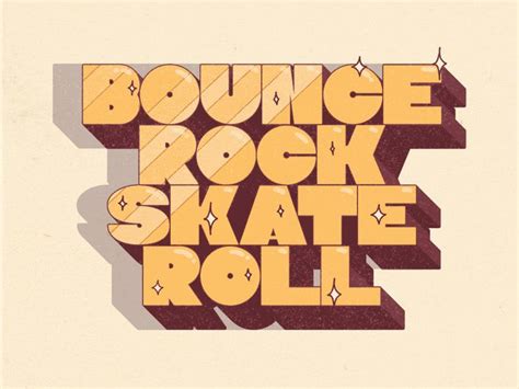 Bounce, Rock, Skate, Roll by Dan Yaker on Dribbble | Things that bounce ...