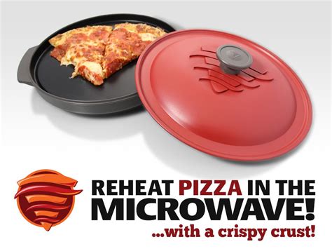 Microwave product reheats pizza in the microwave with a crispy crust ...