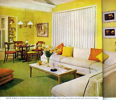 50 bold & colorful vintage 1950s home decor ideas, plus authentic mid-century color schemes ...