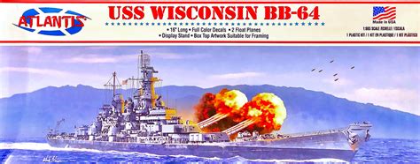 Atlantis 1/665 USS Wisconsin BB-64 Kit Review - 2Modeler.com