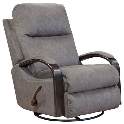 Catnapper Niles 000028212220 Swivel Gliding Recliner with Slim Modern Arms | Crowley Furniture ...