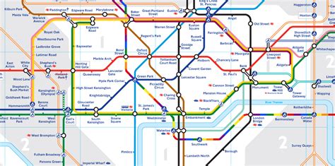 Jubilee Line Map Colour - Image to u