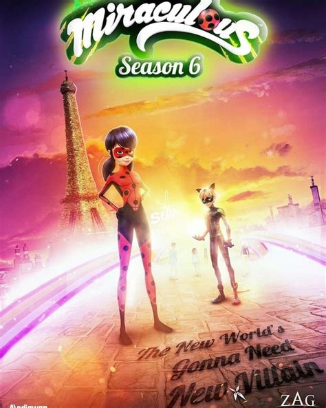 Season 6 fan posters : r/miraculousladybug