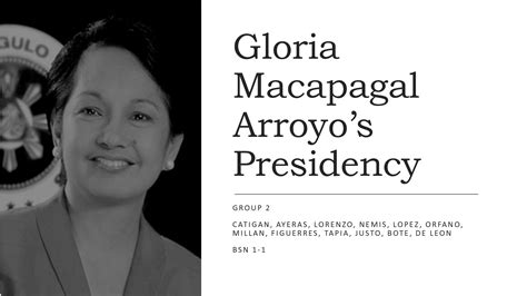 SOLUTION: Gloria macapagal arroyo s presidency - Studypool