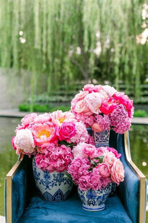 Ginger Jar Styled Shoot - Perch Decor | Blue wedding flowers, Hot pink weddings, Ginger jar wedding