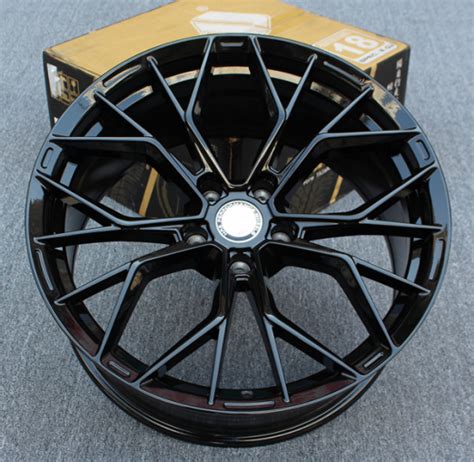 Racing 17 Inch Wheels 5x114.3 Custom Forged Alloy Passenger Car Wheels Matte Black Replica ...