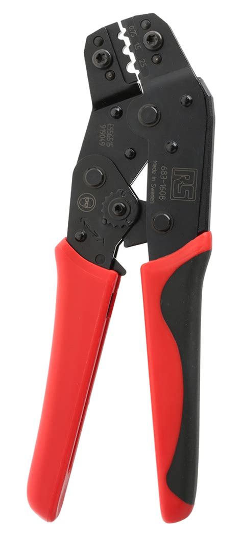 RS PRO | RS PRO Hand Ratcheting Crimp Tool for Tubular Cable Lugs | 683 ...