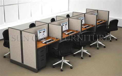 Hot Sell Desk 8 Person Office Cubicle Workstation Call Center - Call ...