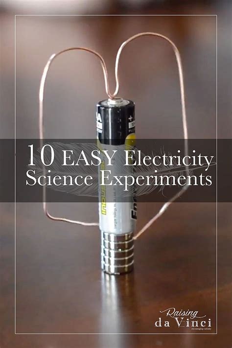 10 Easy Electricity Science Experiments | Electricity science experiments, Science electricity ...