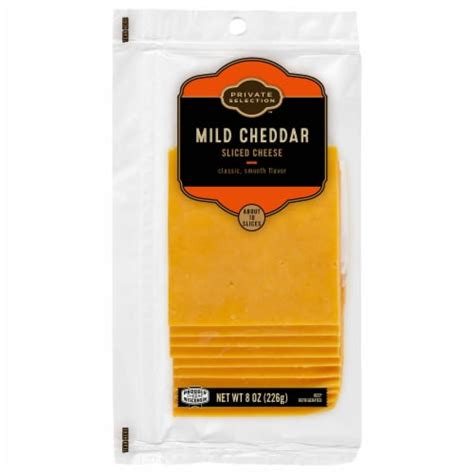 Private Selection™ Mild Cheddar Cheese Slices, 10 ct / 8 oz - King Soopers