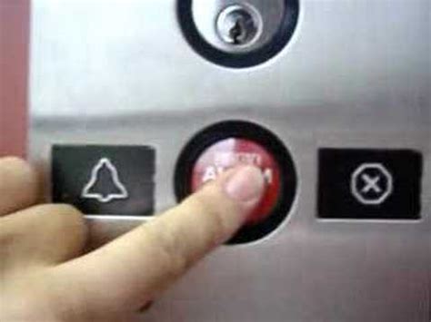 Ringing the elevator alarm! - YouTube