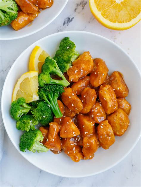 Skinny/ Healthy Orange Chicken Recipe (Baked) – Cookin' with Mima