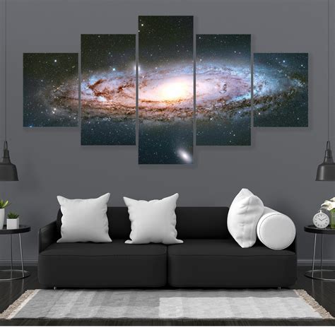 Andromeda Galaxy Canvas Wall Art - Tiaracle