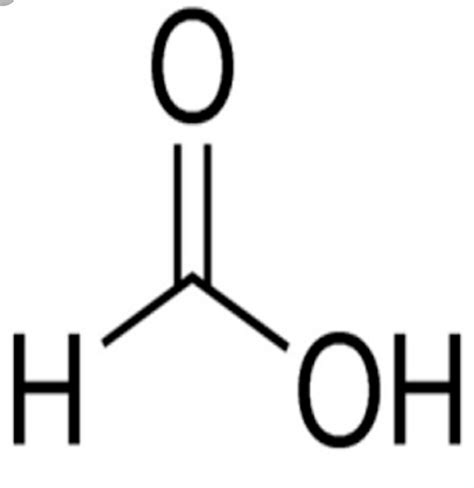 Draw the structural formula of methanoic acid - Brainly.in