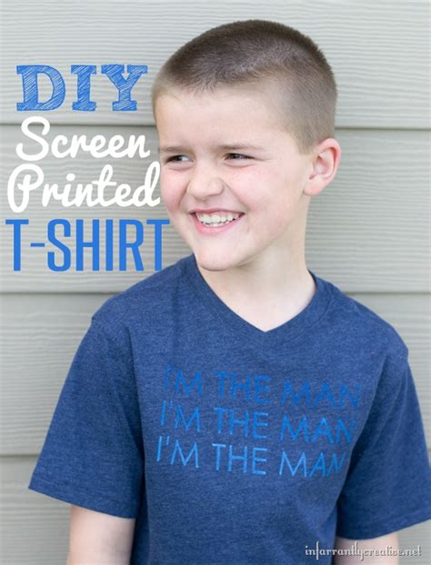 DIY Screen Printed T-Shirt - Infarrantly Creative