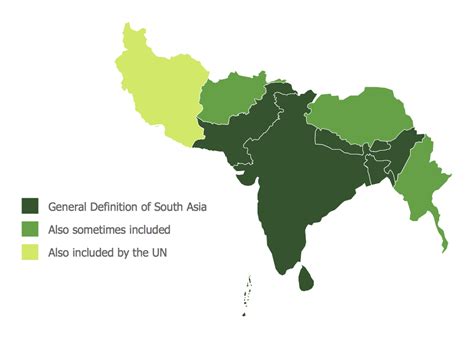 South Asia Map | South asia map, Asia map, Map