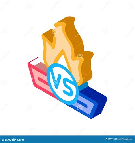 Battle Logo Isometric Icon Vector Illustration Stock Vector ...