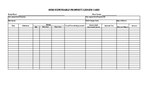 2.Semi-Expendable Property Ledger Card | PDF