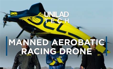 World’s First Manned Racing Drone Does A Backflip