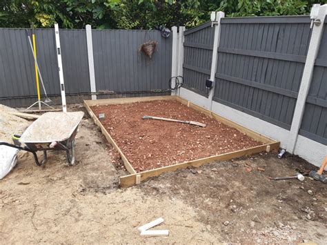 How to build a concrete base for a wooden shed – Hankintech