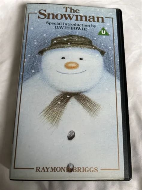 THE SNOWMAN SPECIAL Introduction By David Bowie Vhs Video £1.00 ...