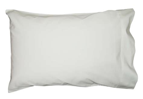 2 Pillow Cases Pure Cotton 1000TC per 10cm2 Plain White 50x75cm Oversize - NaturaHome