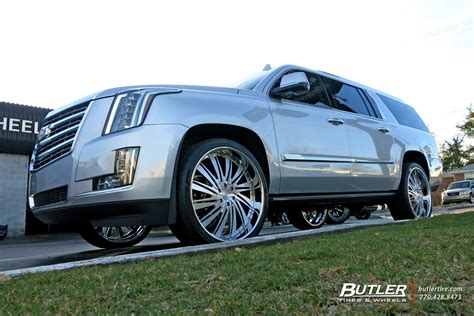 Cadillac Escalade with 26in DUB Statica Wheels exclusively from Butler ...