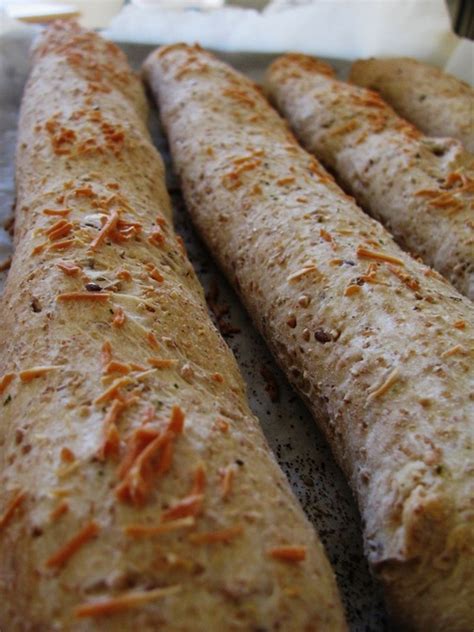 Bread Machine Herb & Cheese Baguettes - Albertan Mom