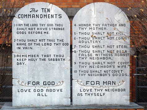 The Ten Commandments | Moses was given the Ten Commandments … | Flickr