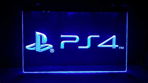 Playstation 4 PS4 LED Neon Sign-in Plaques & Signs from Home & Garden ...