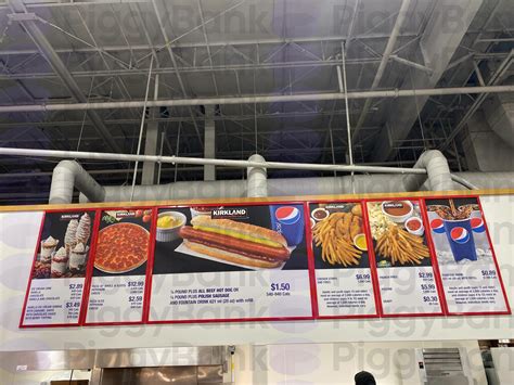 Costco Food Court Menu Canada with Prices - PiggyBank