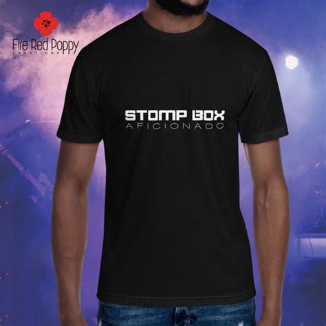 Stomp Box Aficionado Unisex Crew Neck Tee Guitar Effects | Etsy