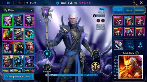 RAID: Shadow Legends - Kael Guide: Artifacts & Masteries Build, Skills ...