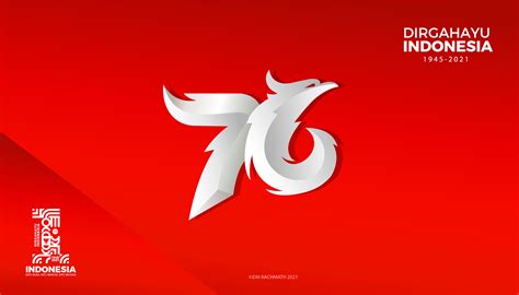 HUT RI 76 LOGO | IMAHKU STUDIO | Imahku Desain