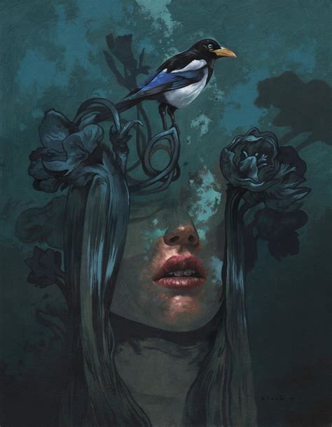 Dark girls: somber and surreal paintings by Steven Russell Black ...