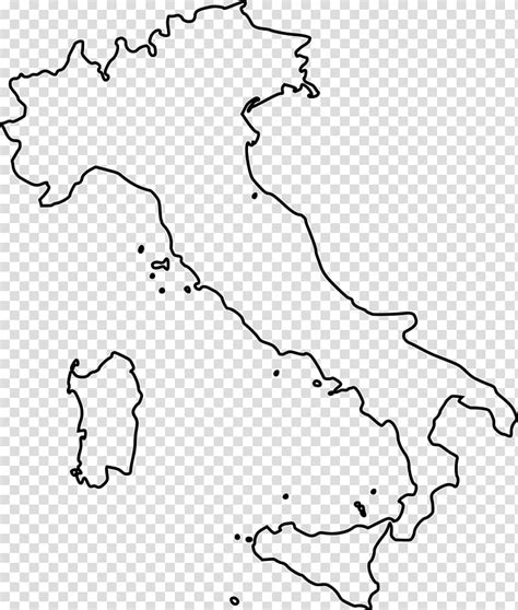 Italy Map Outline Printable