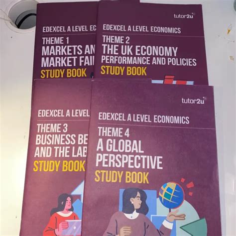 TUTOR2U EDEXCEL A Level Economics Study Books Theme 1-3 $19.73 - PicClick