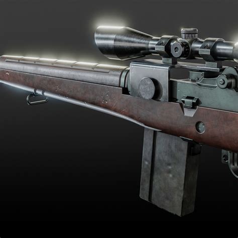 M14 Sniper Rifle | CGTrader