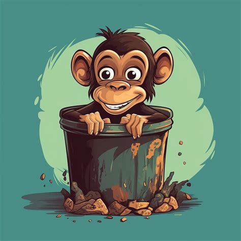 Premium AI Image | Mischievous monkey