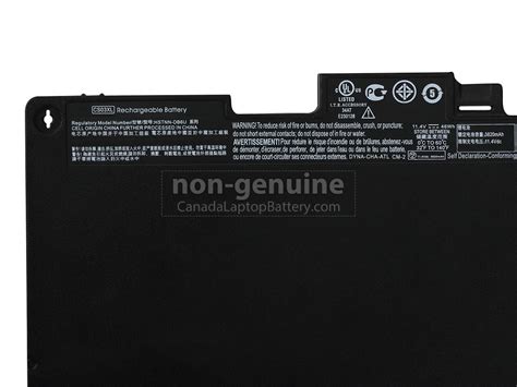 HP EliteBook 840 G3 long life replacement battery | Canada Laptop Battery