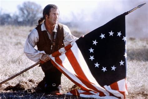 Mel Gibson With American Flag The Patriot 24x36 Poster - Walmart.com