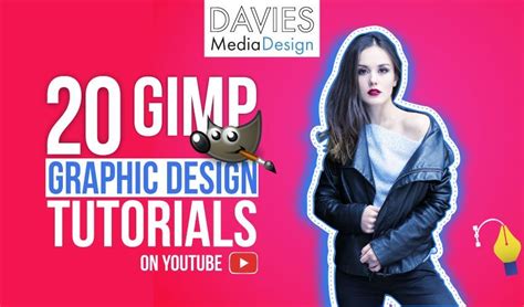 Top 20 GIMP Graphic Design Tutorials on YouTube | Davies Media Design