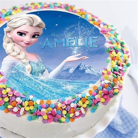 Frozen - Custom Edible cake topper, Edible Cake topper, Cake Topper, Edible topper, Image edi ...