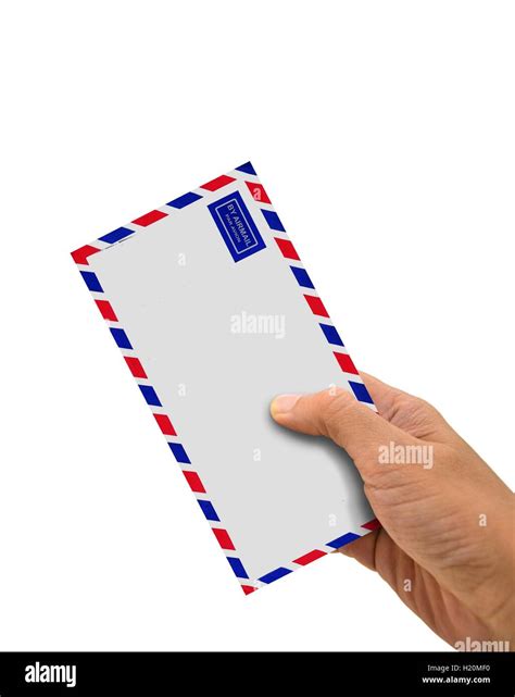 Hand Holding Envelope Stock Photo - Alamy