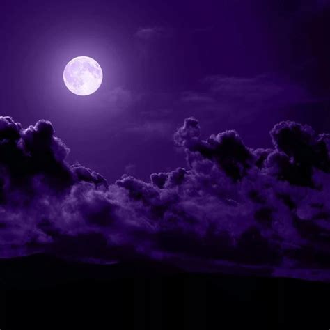 Purple Moon | Full moon photography, Moon photography, Dark wallpaper