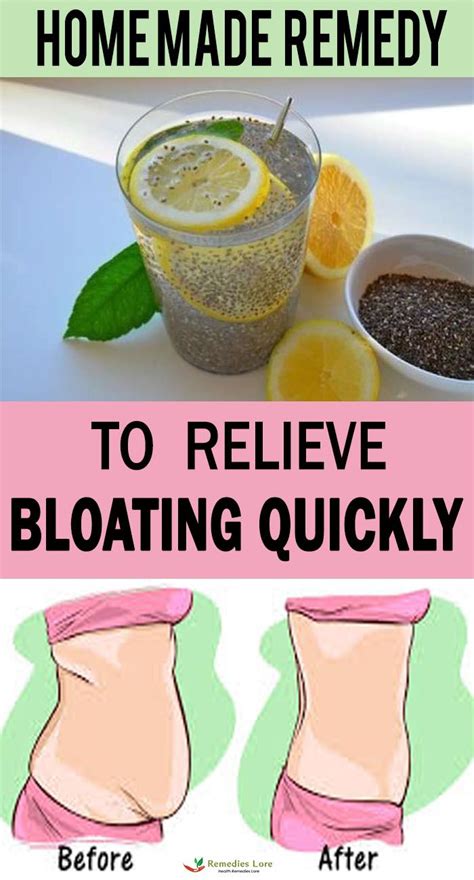 Homemade Remedy To Relieve Bloating Quickly | Relieve bloating ...