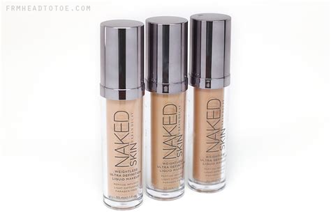 Review: Urban Decay Naked Skin Foundation - From Head To Toe