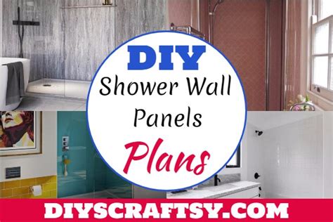 25 DIY Shower Wall Panels Plans - DIYsCraftsy