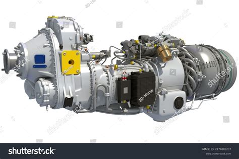 Turboprop Aircraft Engine 3d Rendering Stock Illustration 2174885237 | Shutterstock