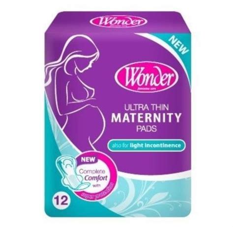 Maternity Pads Ultra Thin with Wings Ultra Absorbent Incontinence 12pk | eBay